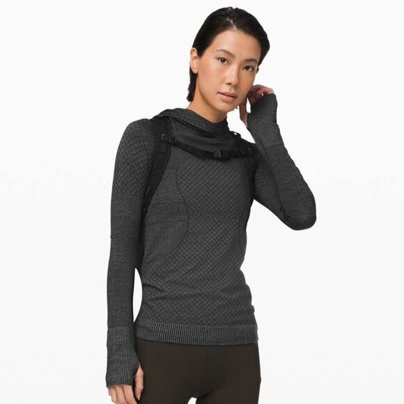 Lululemon Women's Rest Less Hoodie *Patchwork - Black/Grey - Picture 1 of 9